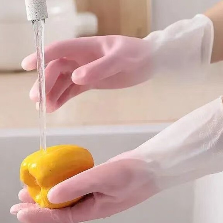 家用洗碗手套 防水丁腈手套 厨房清洁用 细节图1