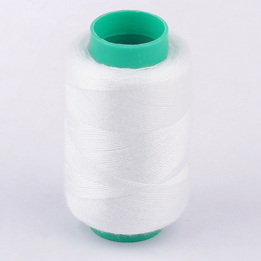 白色缝纫线卷 家用缝补线 手工缝衣服用